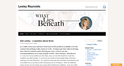 Desktop Screenshot of lesleyreynolds.com