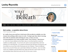 Tablet Screenshot of lesleyreynolds.com